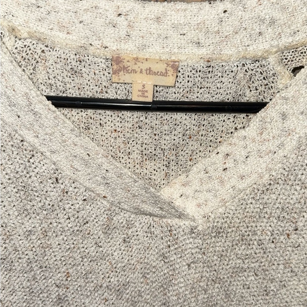 Hem and Thread Sweater - Picture 2 of 3